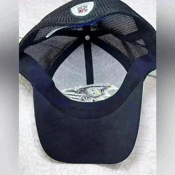 Baltimore Ravens Reebok NFL Equipment Football Hat One Size Fits All Mesh - Picture 6 of 8
